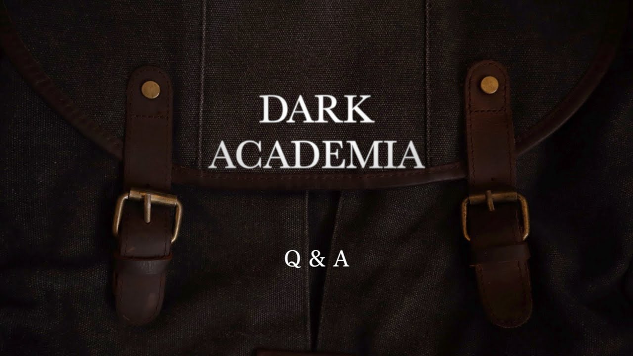 Dark Academia Q & A: Films, Books and Visiting A Tailor