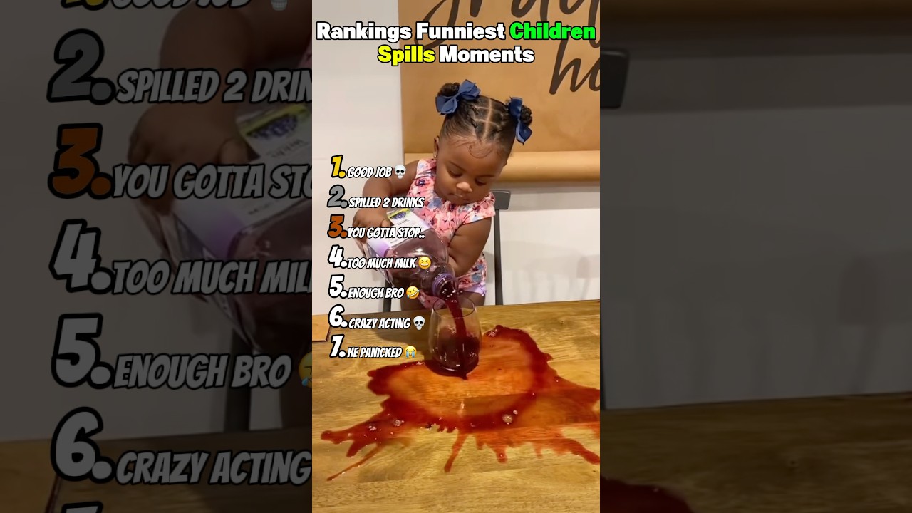 Ranking Funniest Children Spills Moments 😂