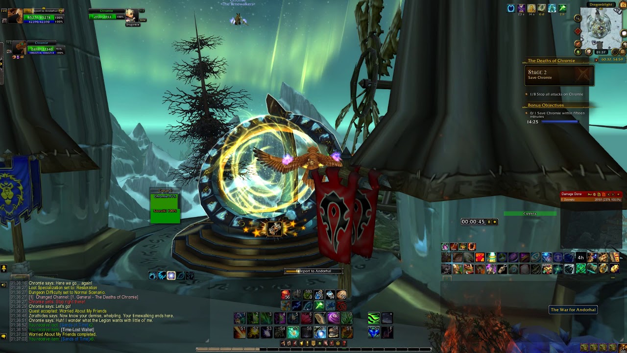 Timewarped badge farming - 1200 per hour