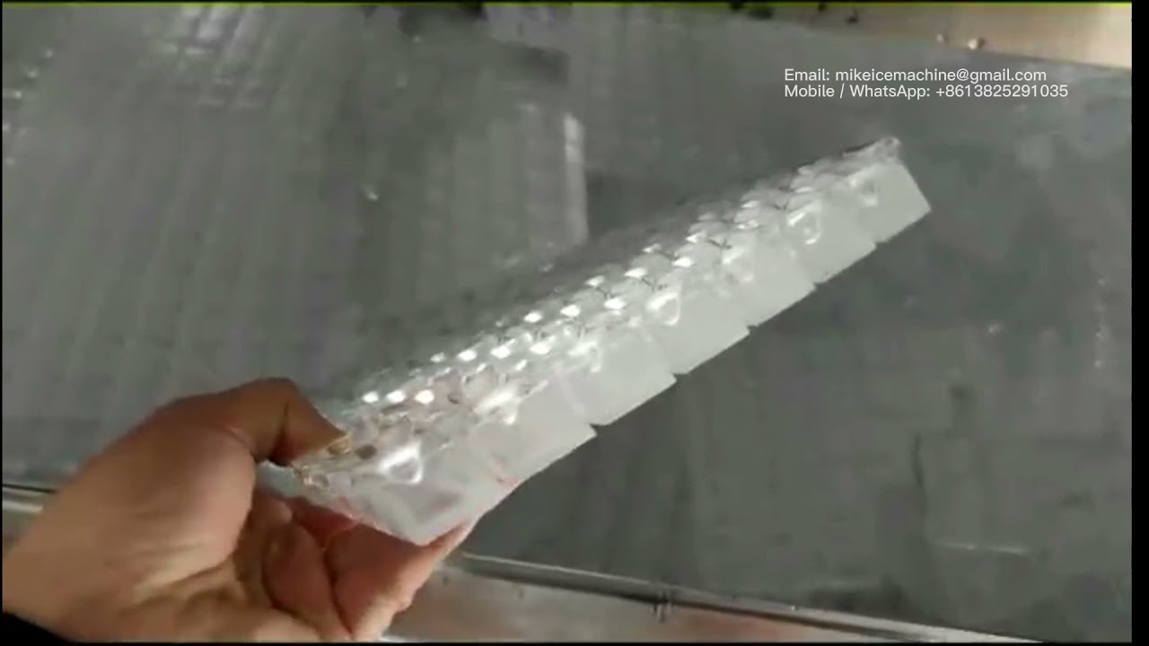 Máquina de hielo en cubos con capacidad de 10 toneladas por día