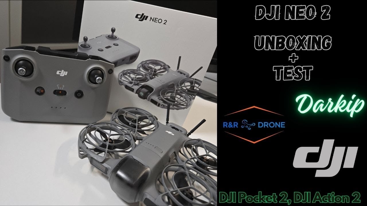 DJI Neo 2 unboxing + test 4K | DJI