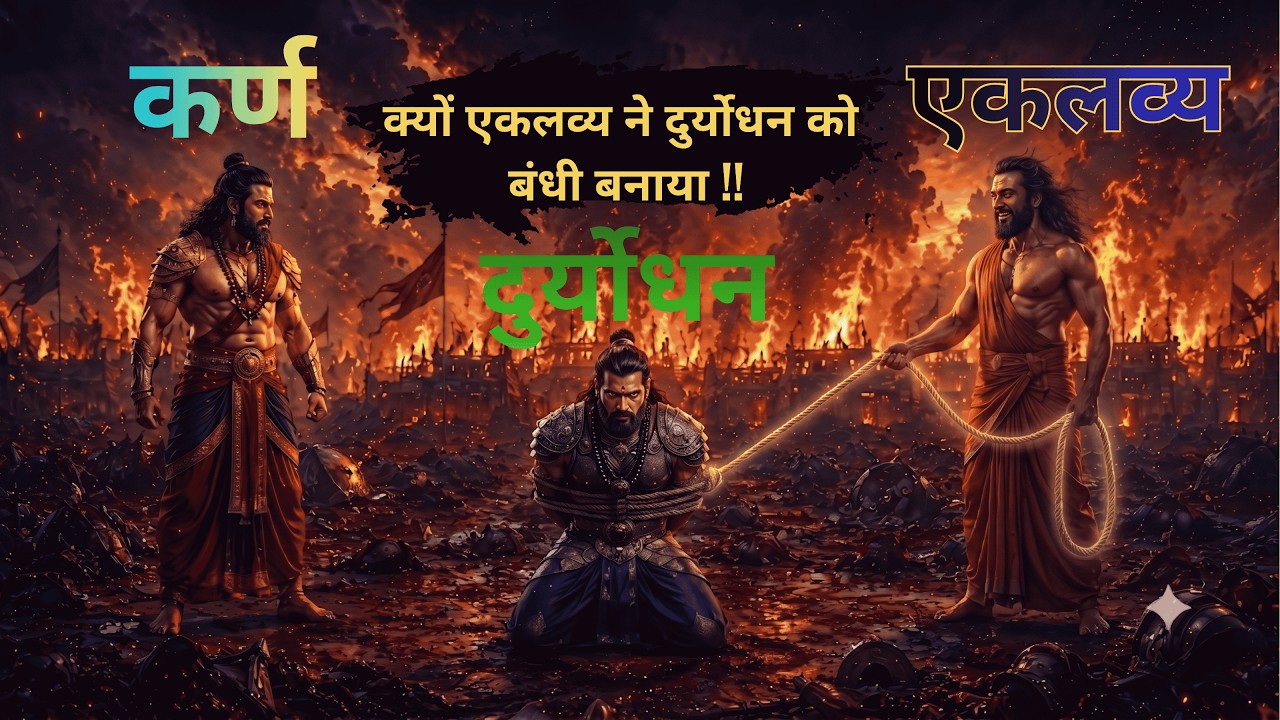 कर्ण vs एकलव्य | श्री कृष्ण ने क्यों लिया कर्ण का पक्ष | Mahakurukshetra Full movie | #mahabharat