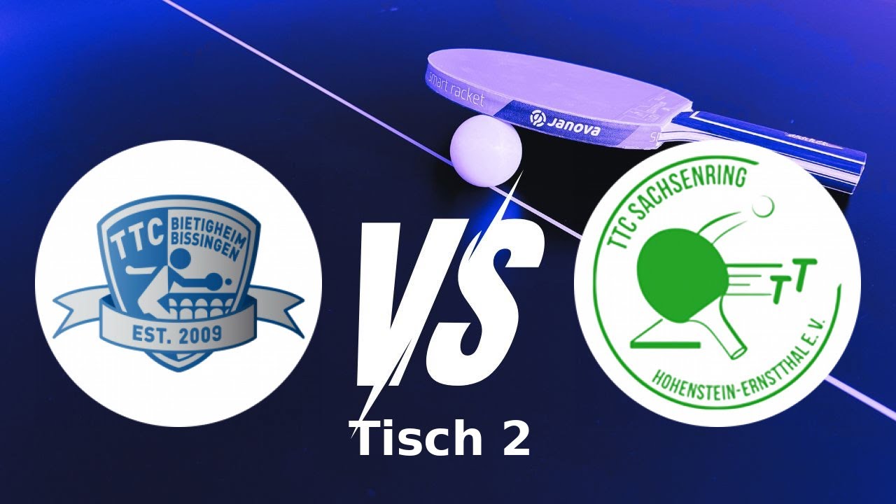 TTC immoXone Bietigheim-Bissingen vs. TTC SR Hohenstein-Ernstthal II | Tisch 2