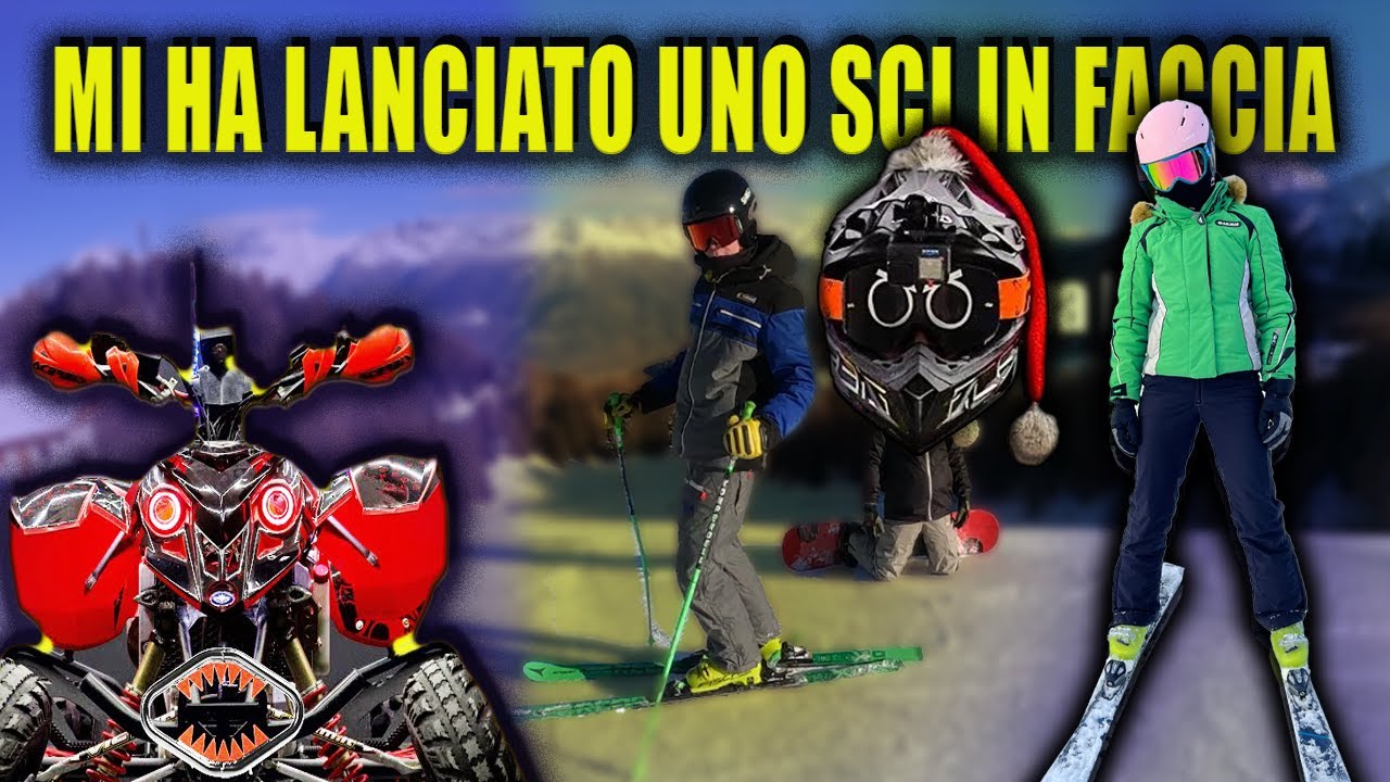 IN QUAD SULLA NEVE CON LA GANG