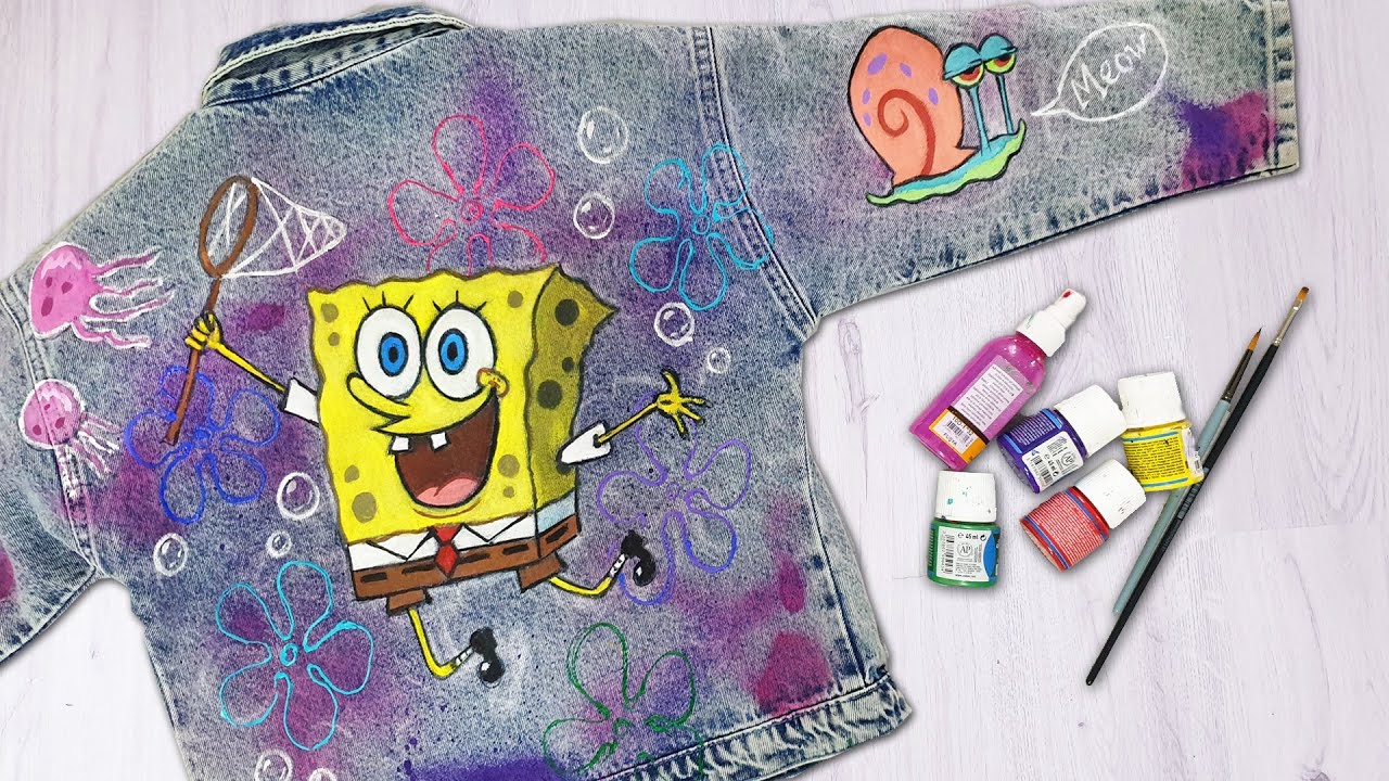 How To Make Cartoon Customization of Denim Jacket (and don't make it tacky)