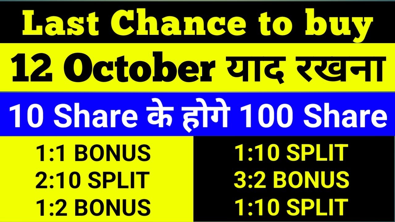 6 company Announced Bonus, stock split | upcoming bonus stock | upcoming Stock split @Stock Leader