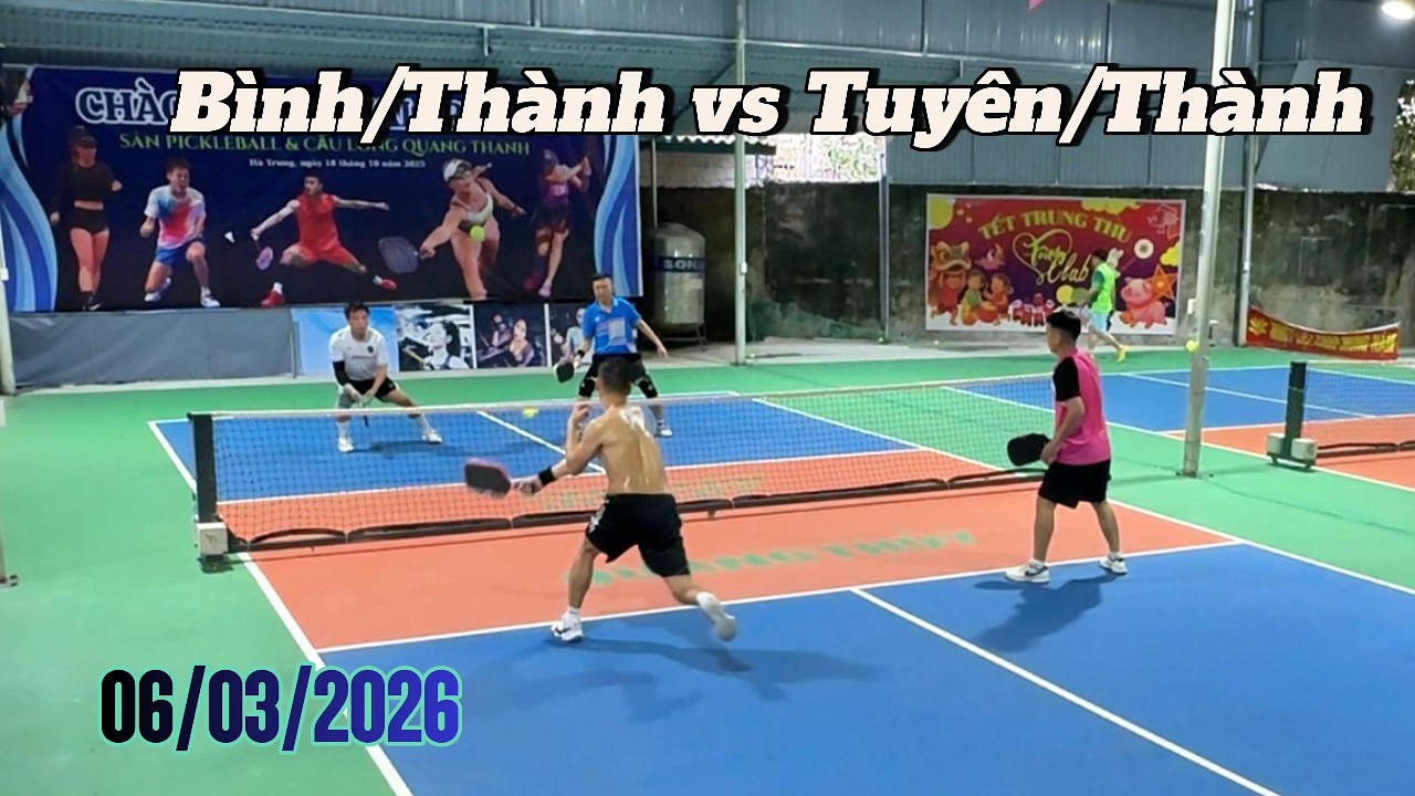 Pickleball Quê Tôi | Tuyên/Thành vs Thành/Bình - Sân Pick Quang Thanh