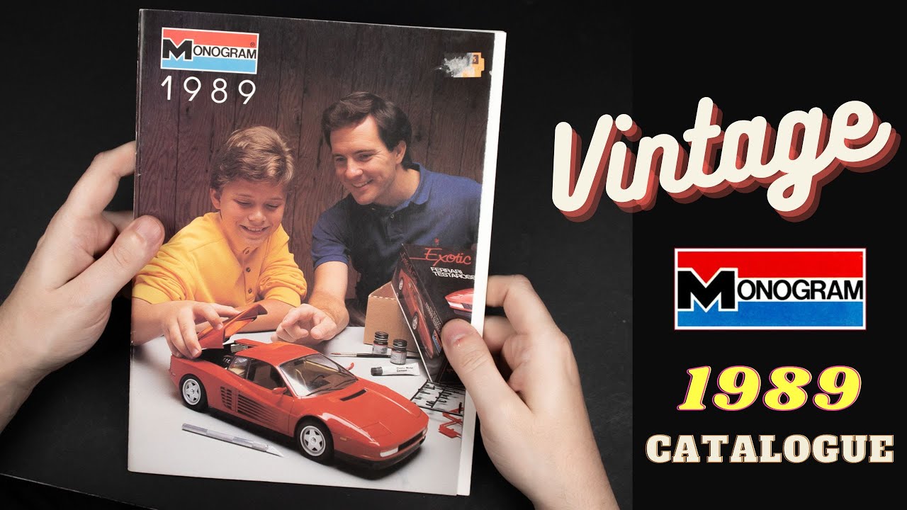 Vintage 1989 Monogram scale model catalog