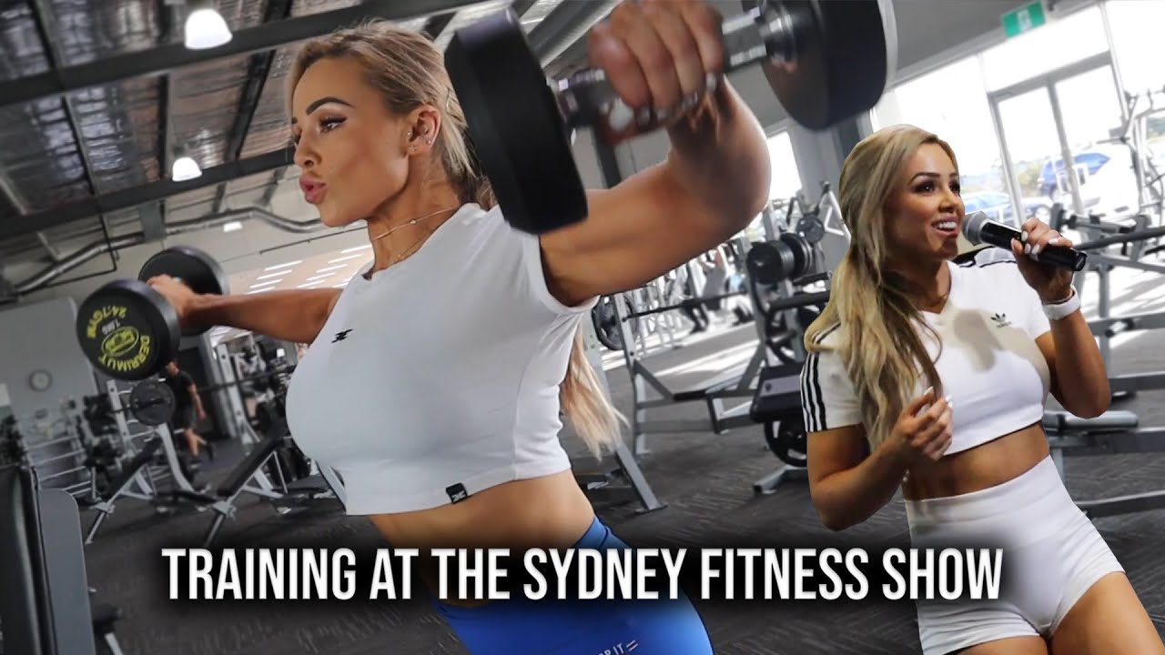 Stephanie Sanzo at the Sydney Fitness Show 2019