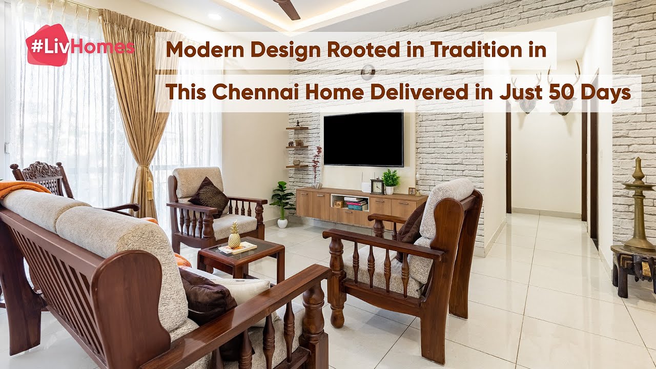 Livspace Review I Traditional yet Modern 3BHK Interior Design in Chennai for Roopa | 