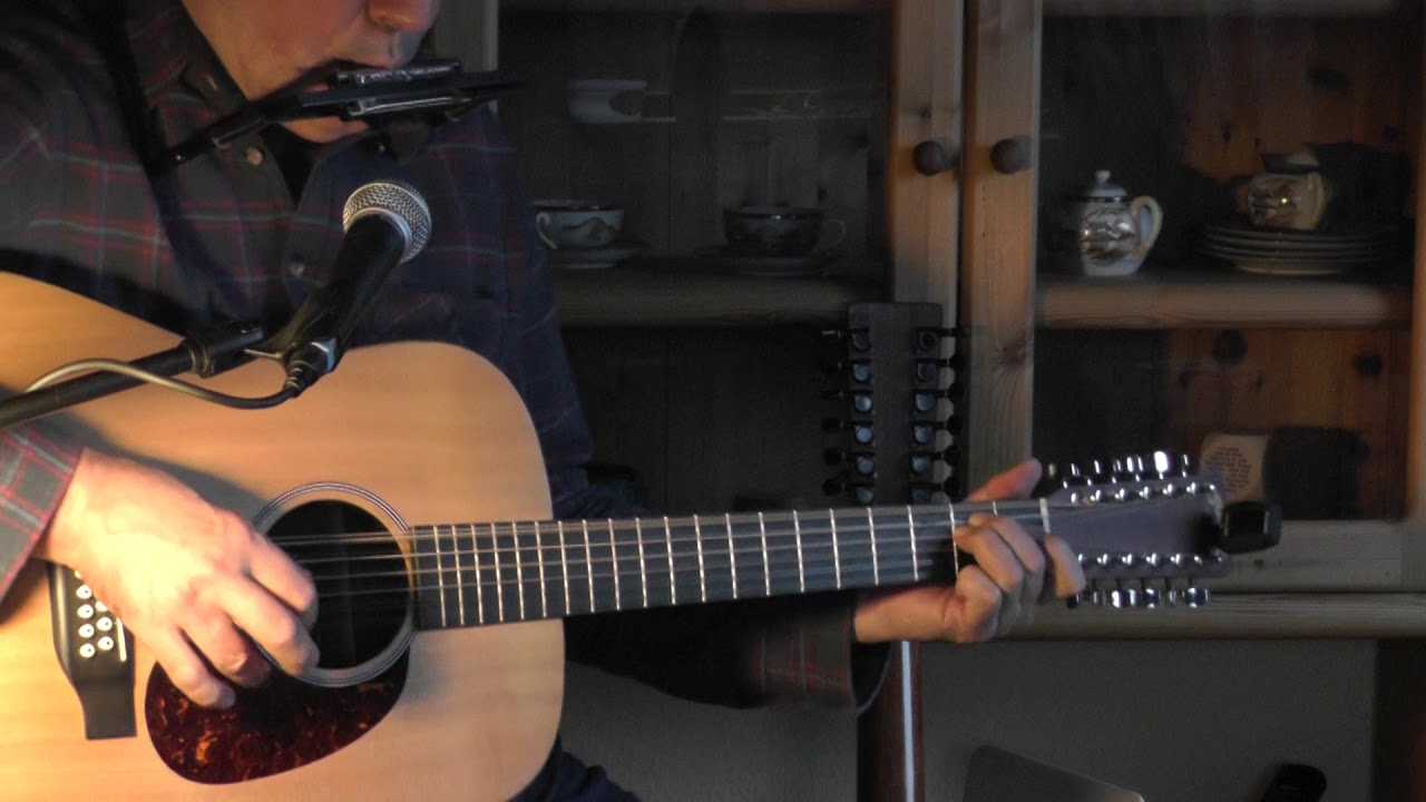 The Boxer - Simon and Garfunkel (cover: 12 string/harmonica)