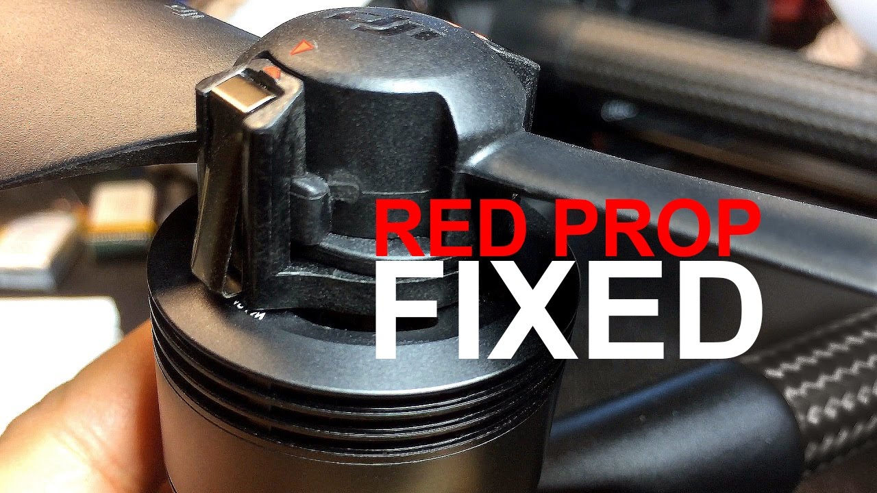 DJI Inspire 2 Red Prop PERMANENT FIX