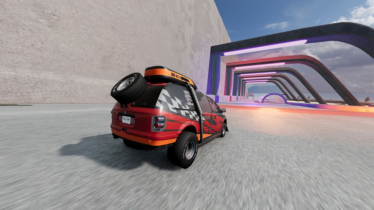 Full Throttle INSANE Long Downhill Mayhem! Satisfying Crashes   BeamNG drive #6