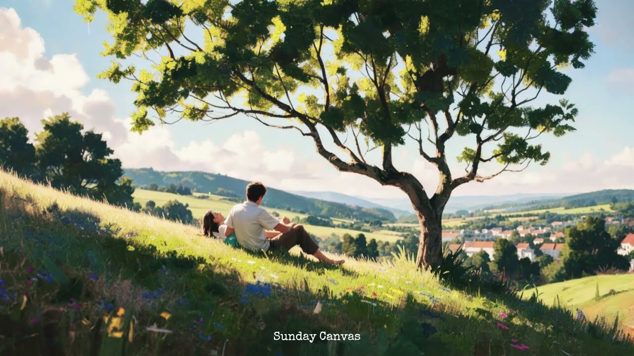 Sunday Canvas | Lazy Acoustic R&B for a Cozy Weekend Afternoon 🖼️ | Flow Echoes