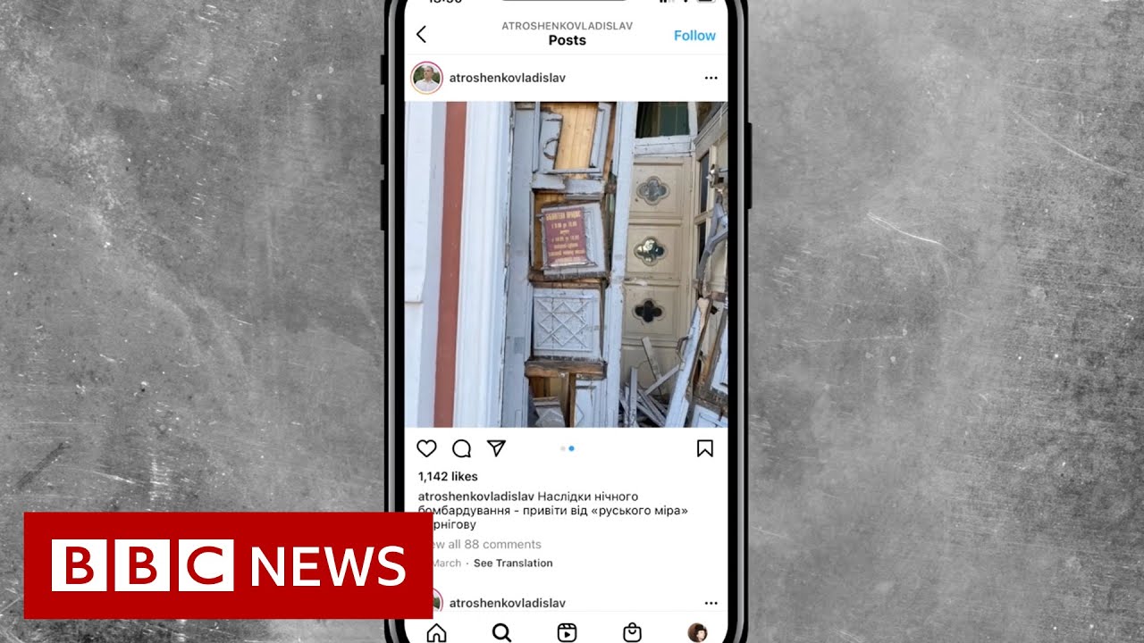 How we verify social media posts from the war in Ukraine - BBC News