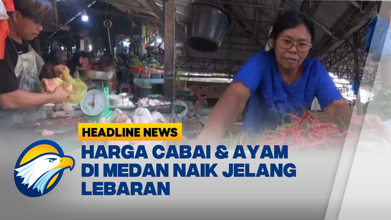 [HEADLINE NEWS, 10/3] Pantauan Harga Bahan Pokok di Pasar Inpres Medan