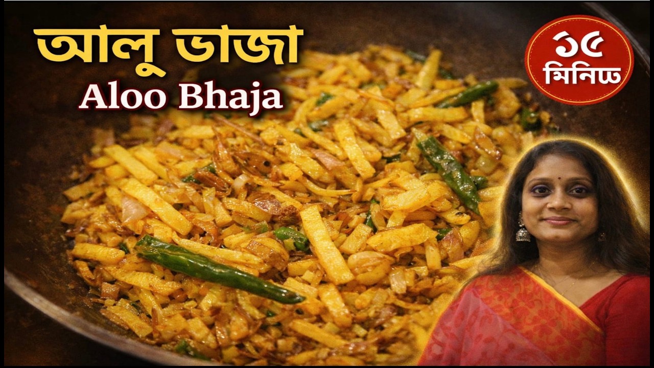 Хрустящий Алу Бхаджа | Бенгальская Жареная Картошка | Простой и Быстрый Домашний Рецепт