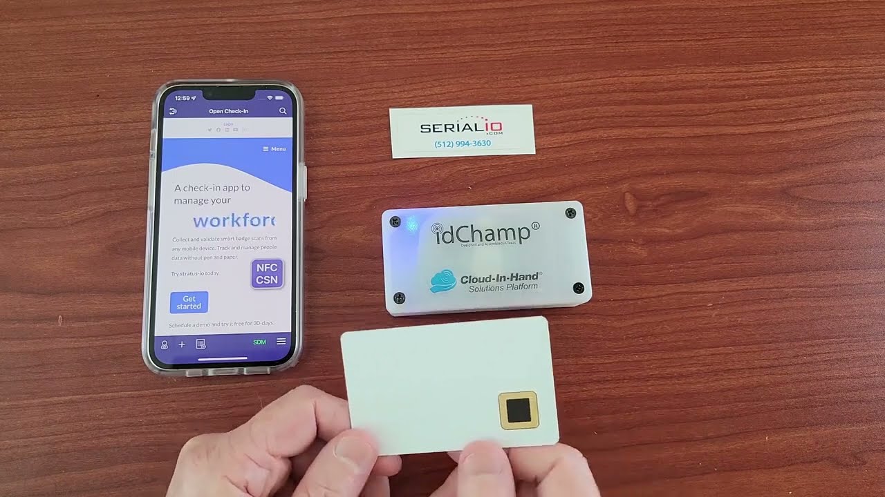 Fingerprint Reader Badge - Ends Buddy Punching And More...