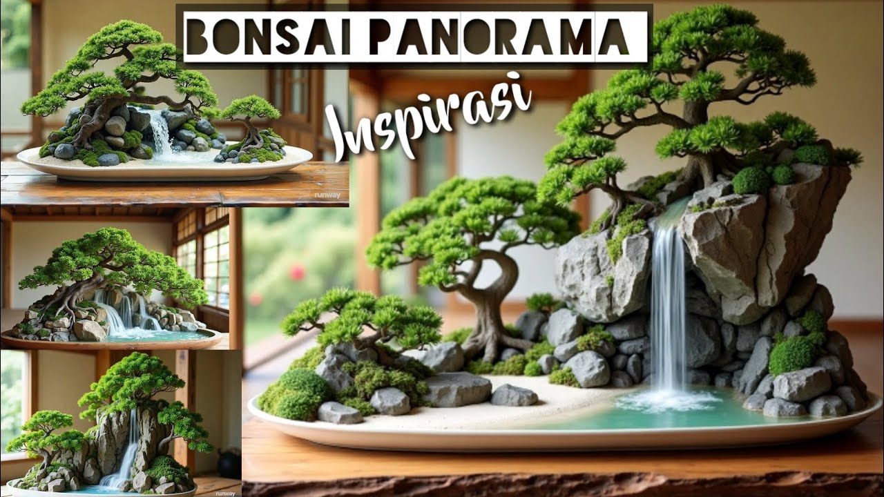 Inspirasi Bonsai Panorama Pasir PUTIH