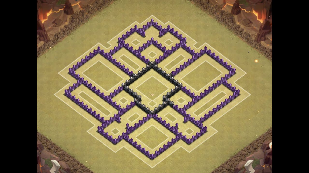 Clash of Clans - TH8 Trophy & Clan Wars Base Defence Replays