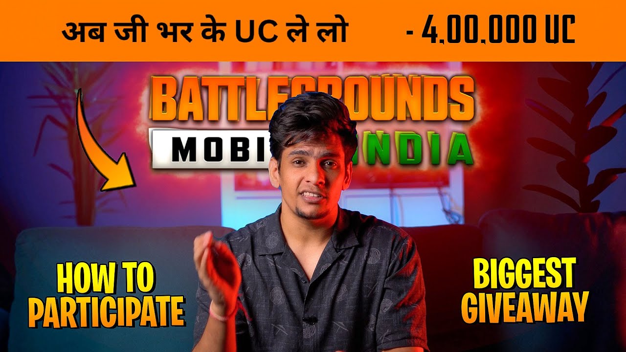 🔥Worlds Biggest UC Giveaway - 4,00,000 UC / BGMI KI BOLI Easter Eggs & Last chance to win 4Lakh UC