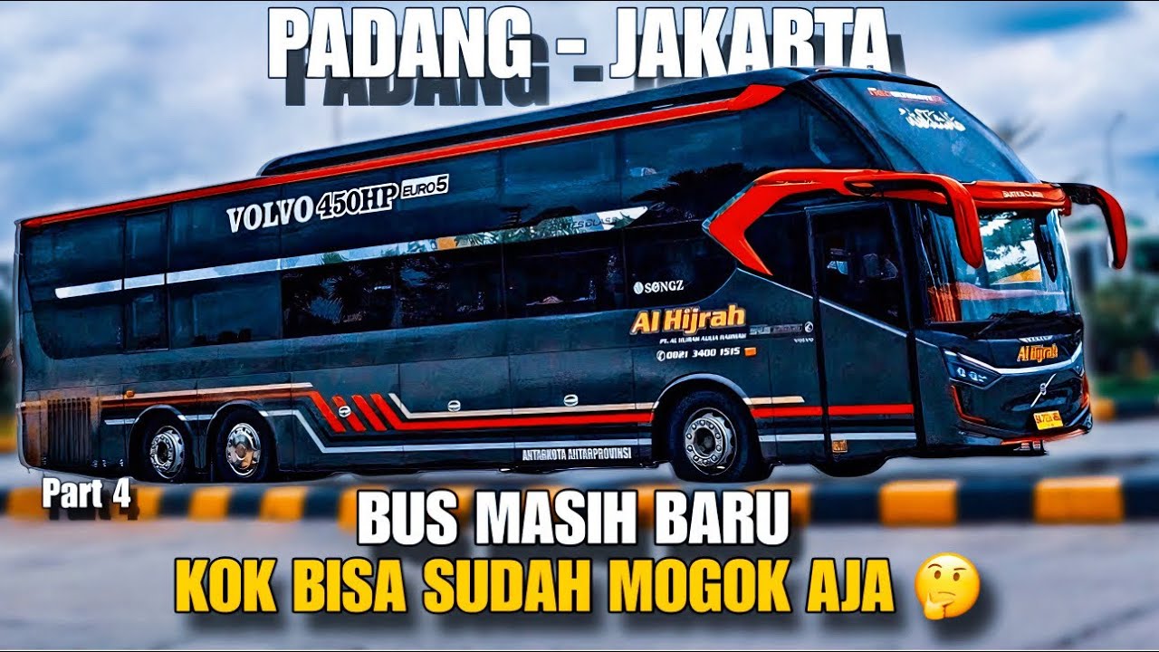 Bus Masih Baru Kok Sudah Ada Kendala Aja | Trip Report Bus Alhijrah #4