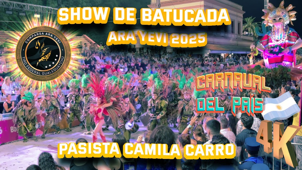 Comparsa Ara Yevi 2025 | Show de Pasista y Batucada [4K]