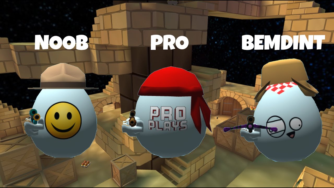 Noob Vs Pro Vs BEMDINT | Shell Shockers