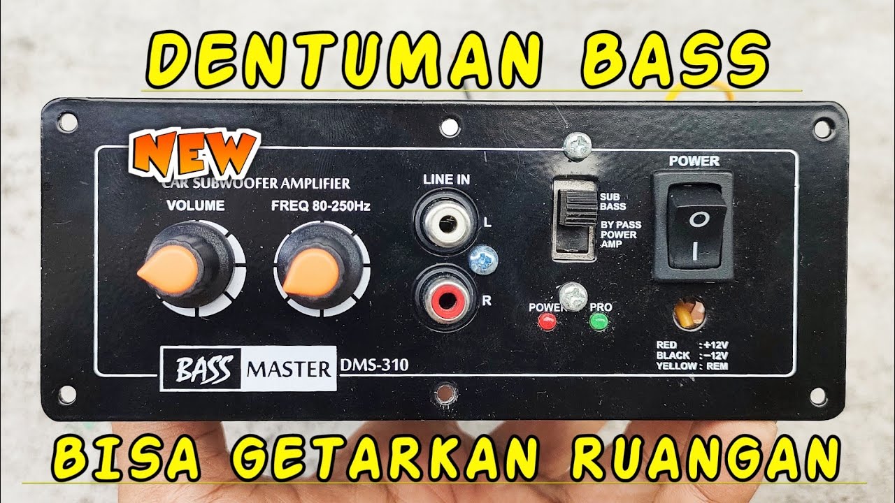 #viral Cobain Bass Amplifier Subwoofer Aktif Bass Master DMS 310. Suara Glerr Bikin Kaca Rontok !