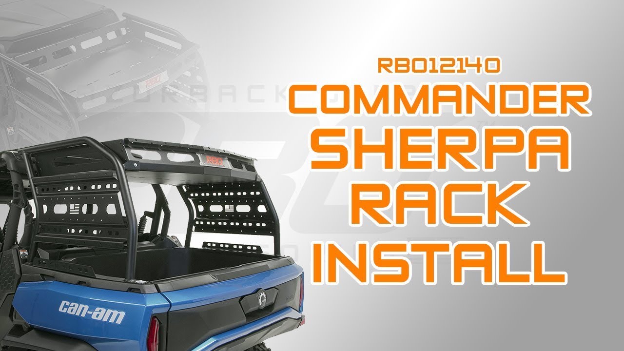 Can-Am Commander Sherpa Cargo Rack Installation | UTV Accessories | Razorback Offroad