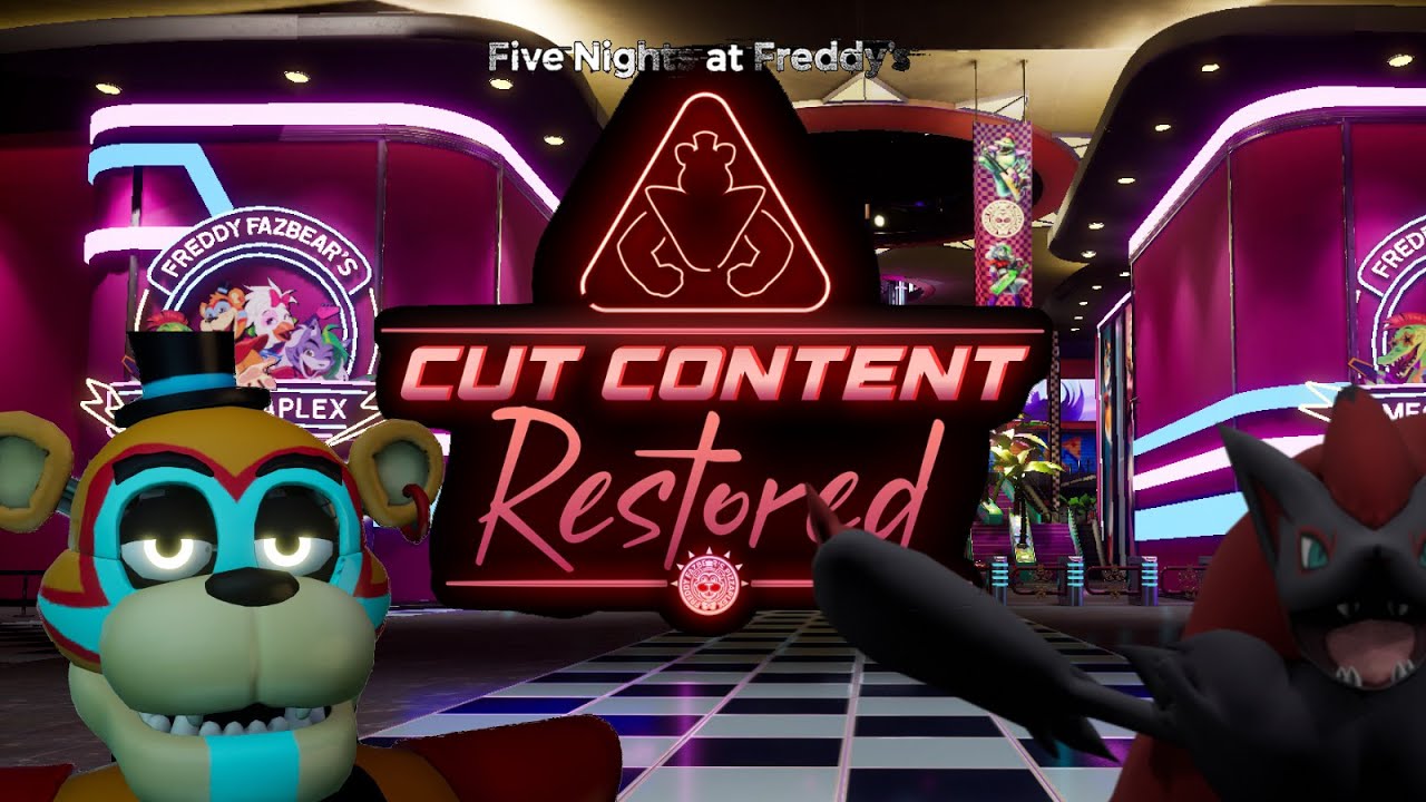 Back into the Pizzaplex| Five Nights at Freddy's: Security Breach Cut Content Restored Mod