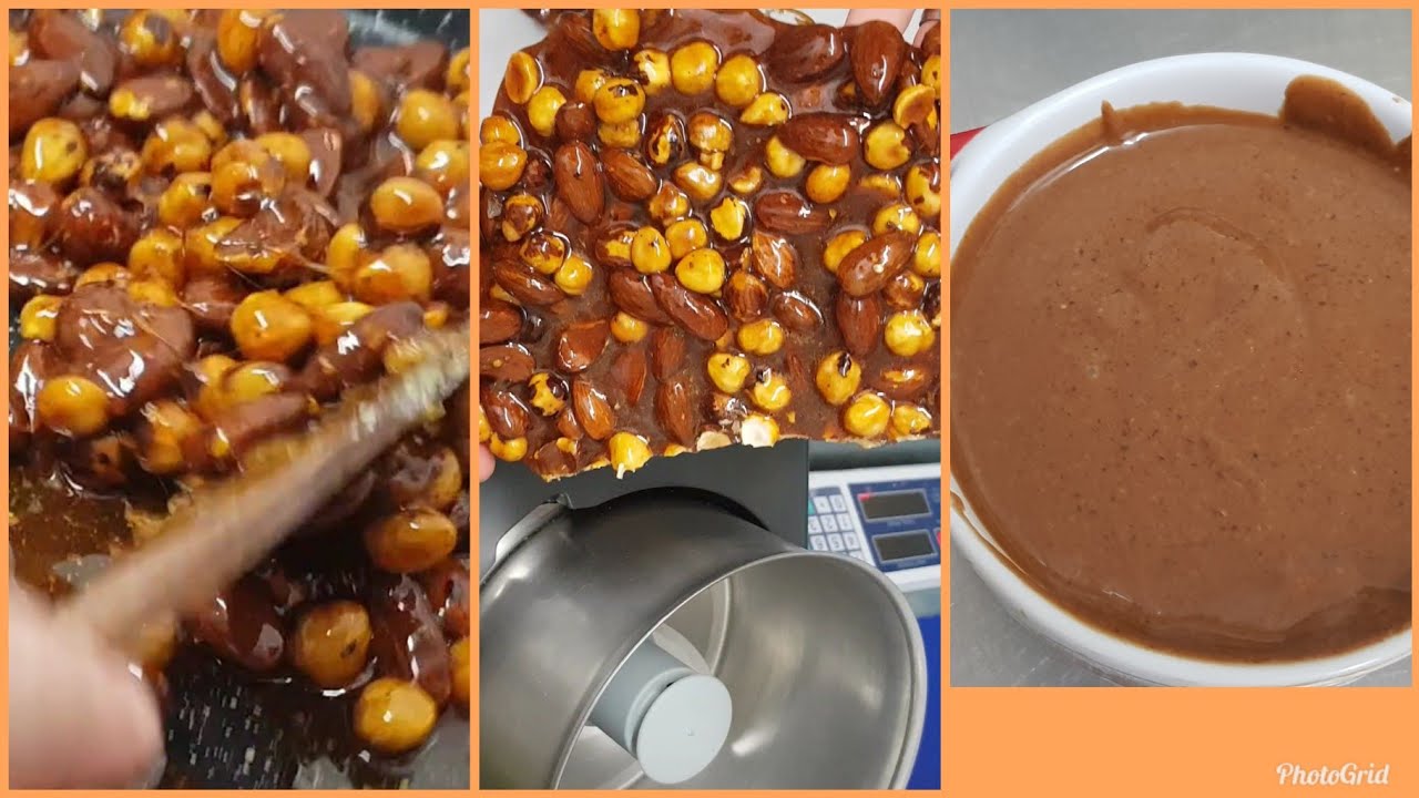 👍Recette du praliné au caramel /amande / noisette  /maison et facile