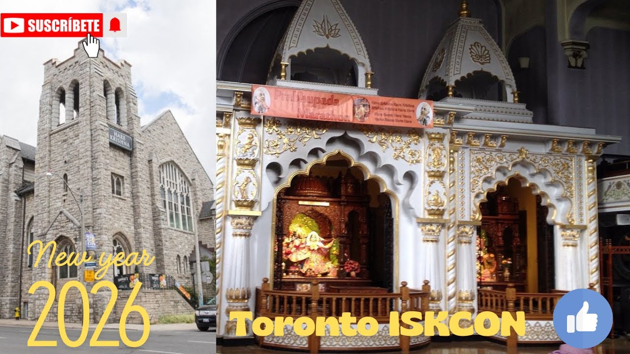 Start 2026 with Krishna’s Blessings ✨ | Toronto ISKCON Vlog #krishna #iskcontemple 
