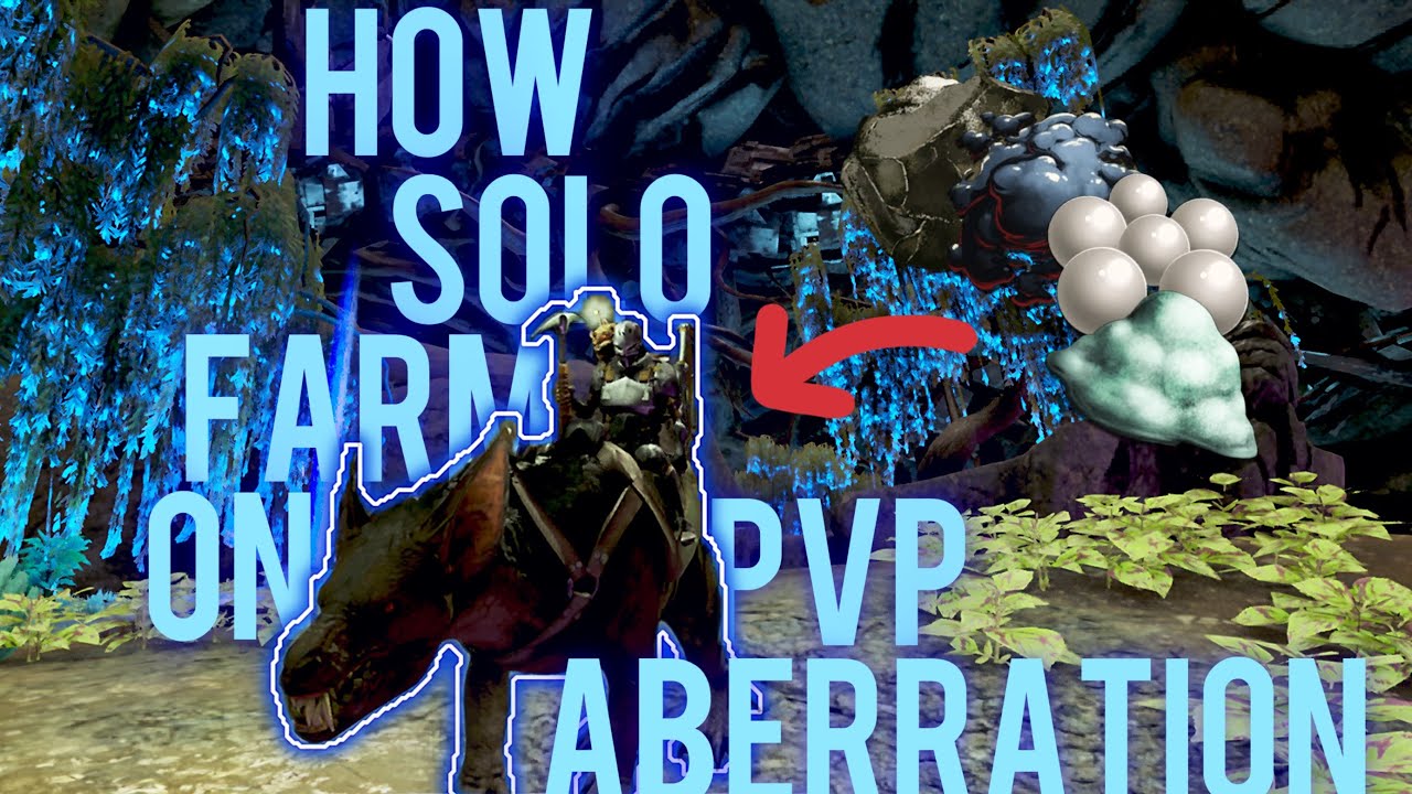 How SOLO Farm on PvP Aberration Server? Ark UME Solo PvP Series S1 #5
