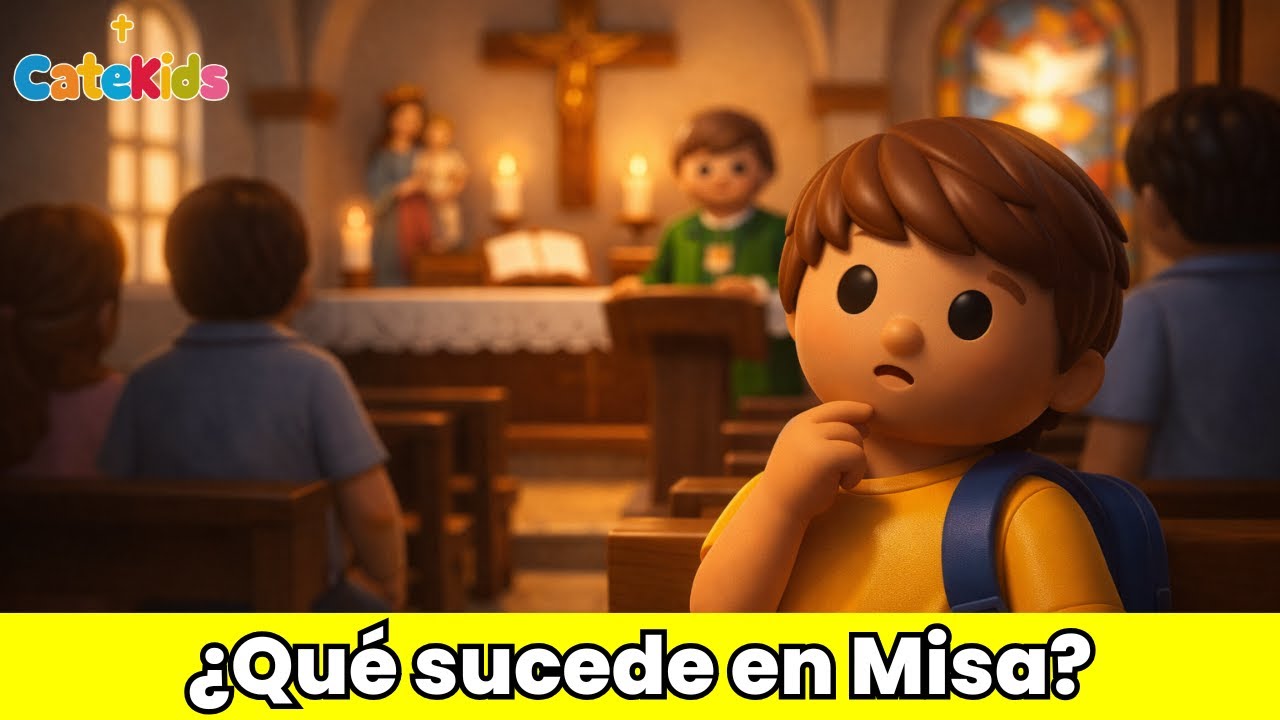 ✨ &iquest;Qu&eacute; sucede en la misa? 🙏 | Explicaci&oacute;n de la misa para ni&ntilde;os 👧🧒 | CateKids