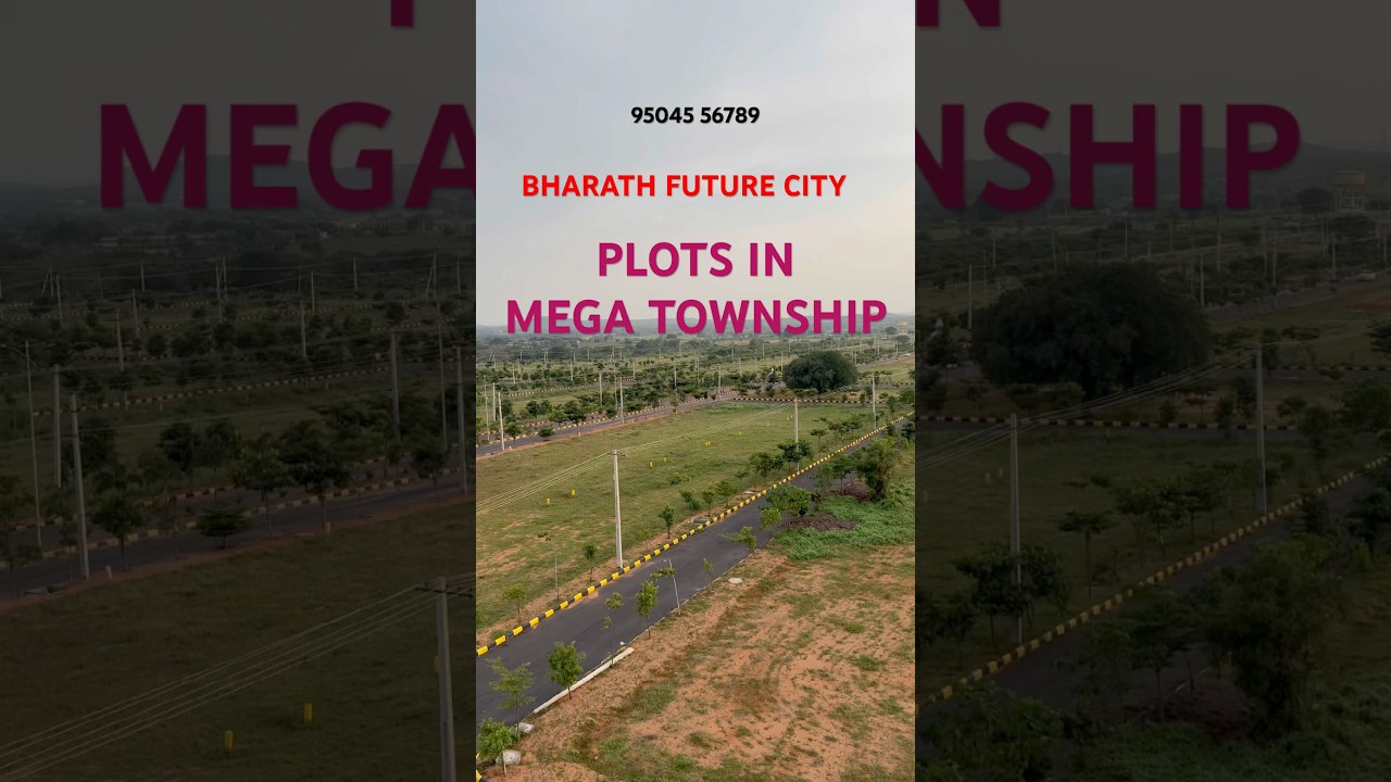 BHARATH FUTURE CITY , PLOTS , MIRKHANPET , Hyderabad #residentialplot ##buyplots #dtcp