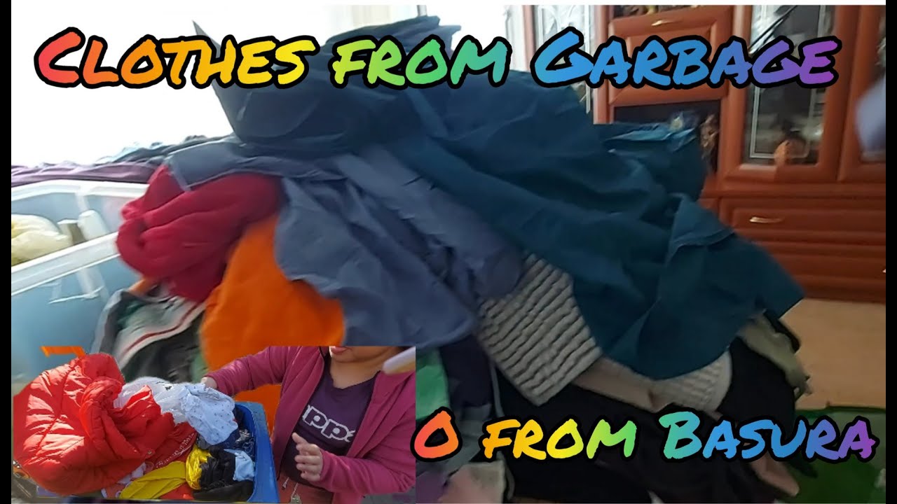 #278 Clothes from Garbage o Basura|Dumpster Diving//Stuttgart Germany