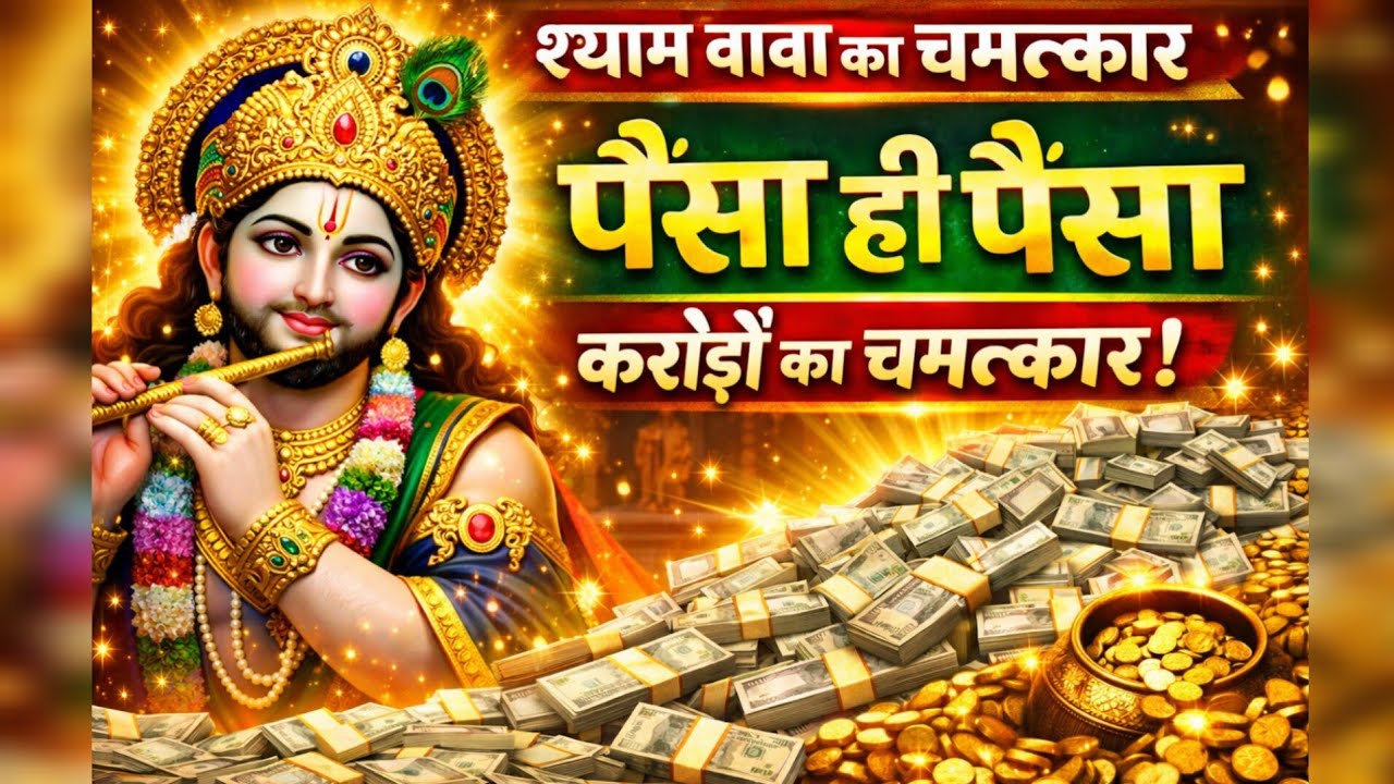 श्याम बाबा का चमत्कार। पैसा ही पैसा। करोड़ो की कृपा सच्ची घटना