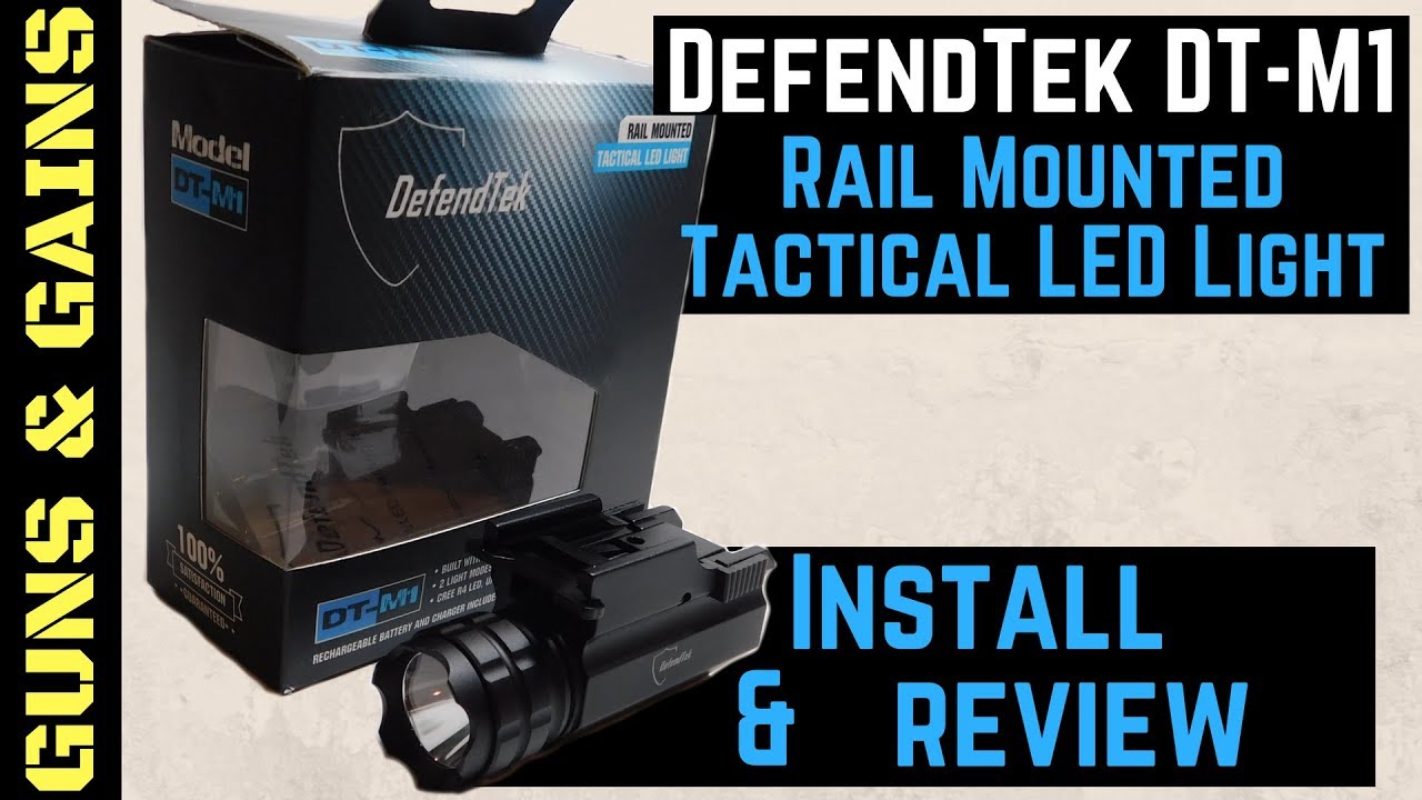 Defendtek DT-M1 Tactical Light Review: Good Value or Piece of Junk? | Guns & Gains