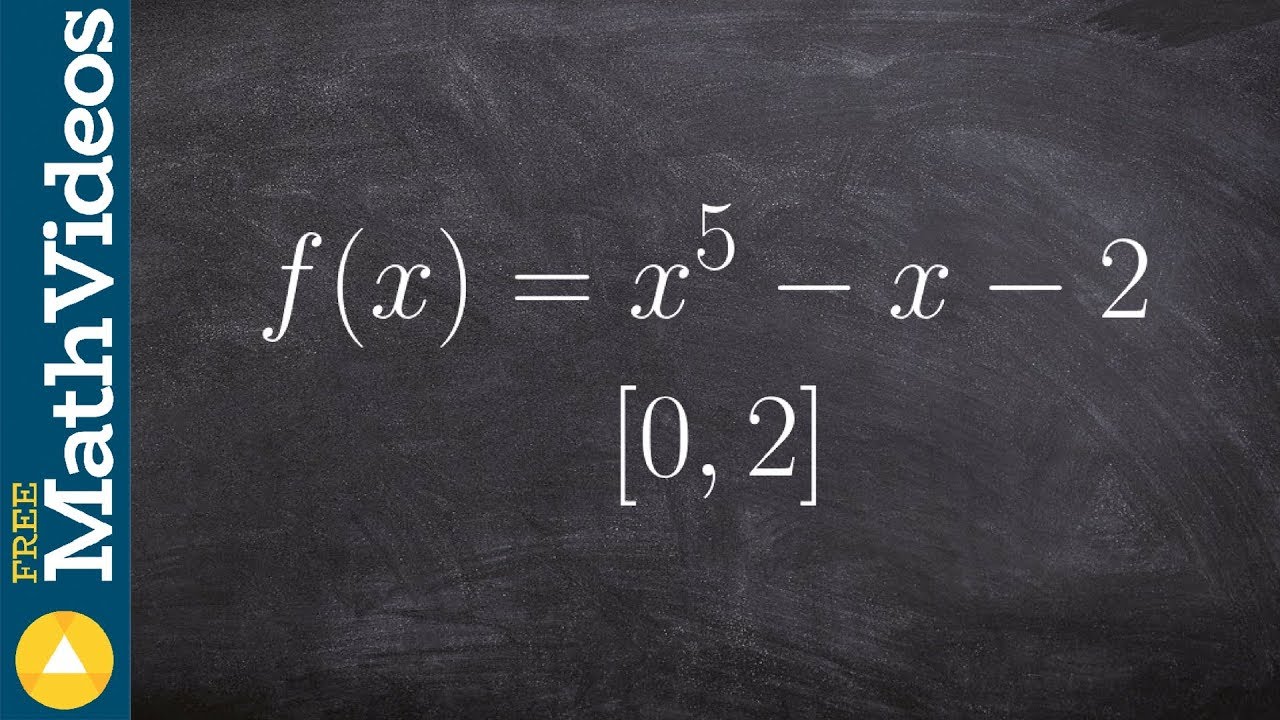 How to show that a solution exists to a functions using IVT