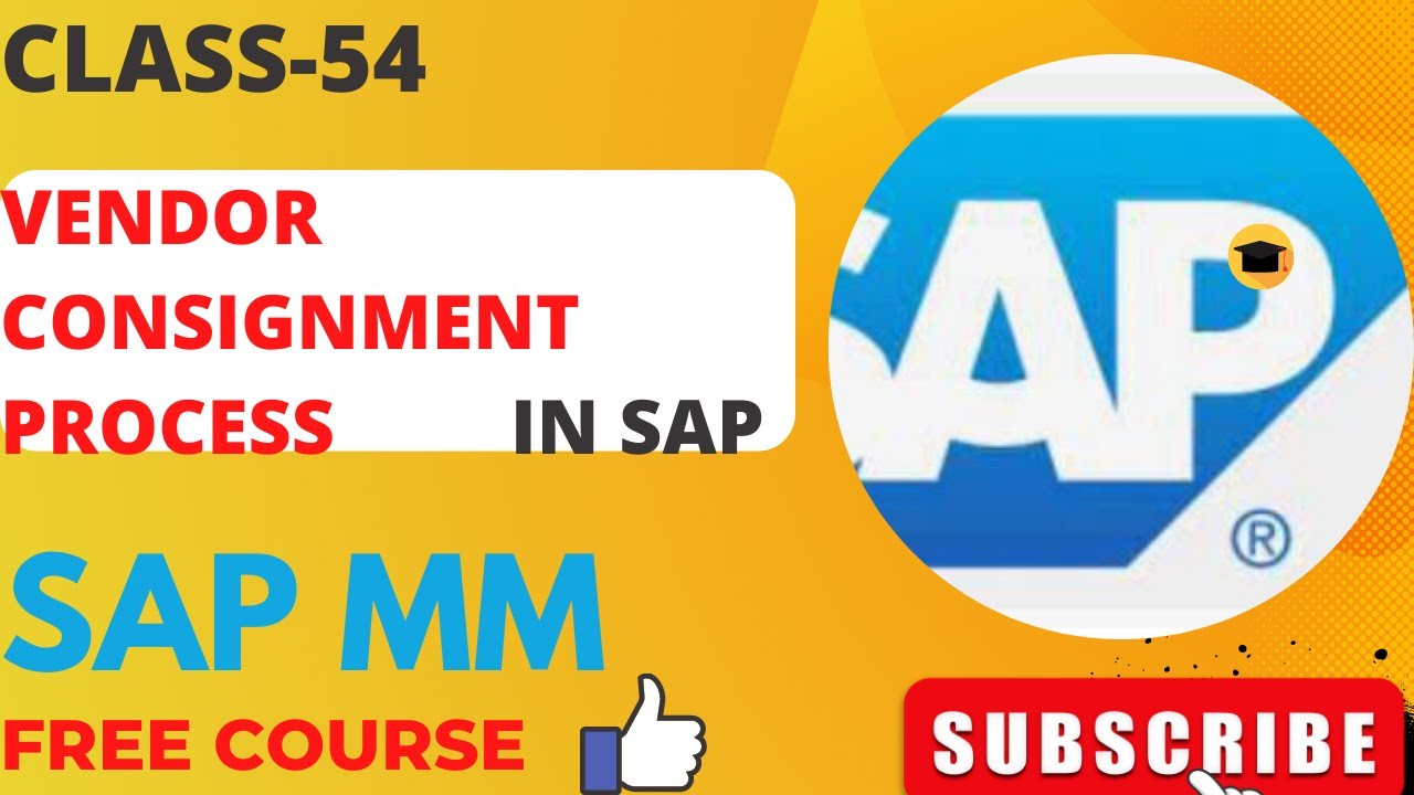 CONSIGNMENT PROCUREMENT PROCESS IN SAP MM ||FREE COURSE||MRKO|201-K|411-K MVT TYP||CLASS-54||