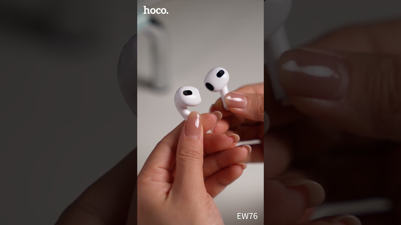 hoco. EW76 &mdash; безупречный звук в белоснежном исполнении!&nbsp;✨ #hoco #hocoEW76 #Наушники #HiFiЗвук #fyp