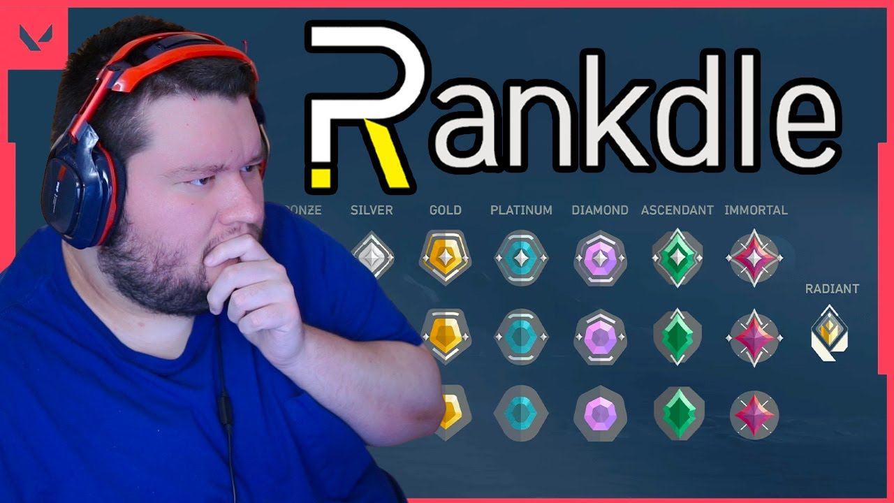 Valorant is SO MUCH HARDER To Guess The Ranks In | Rankdle