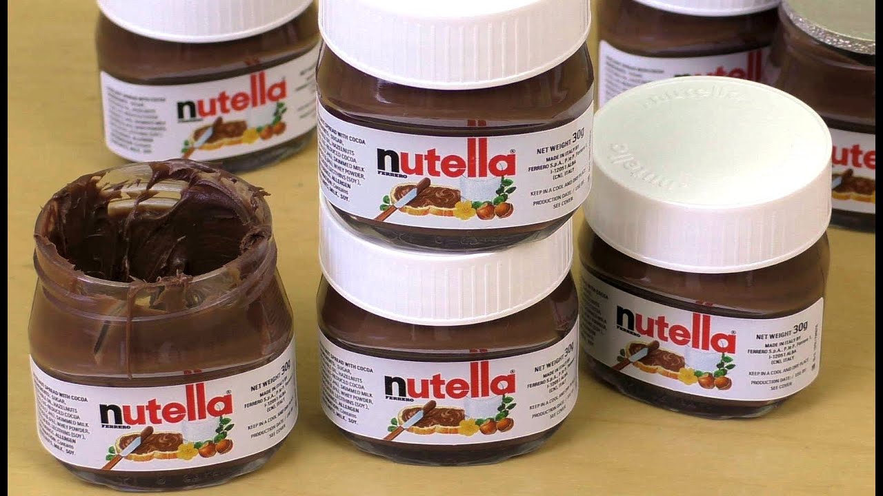 Cute Mini Nutella Glasses aka Nutella World