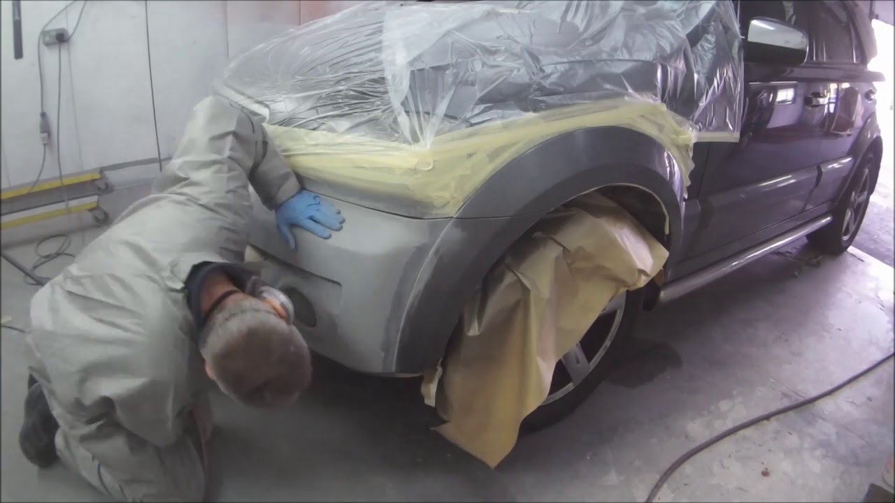 Kia Sorrento Mar 16 - Plastic bumper repair