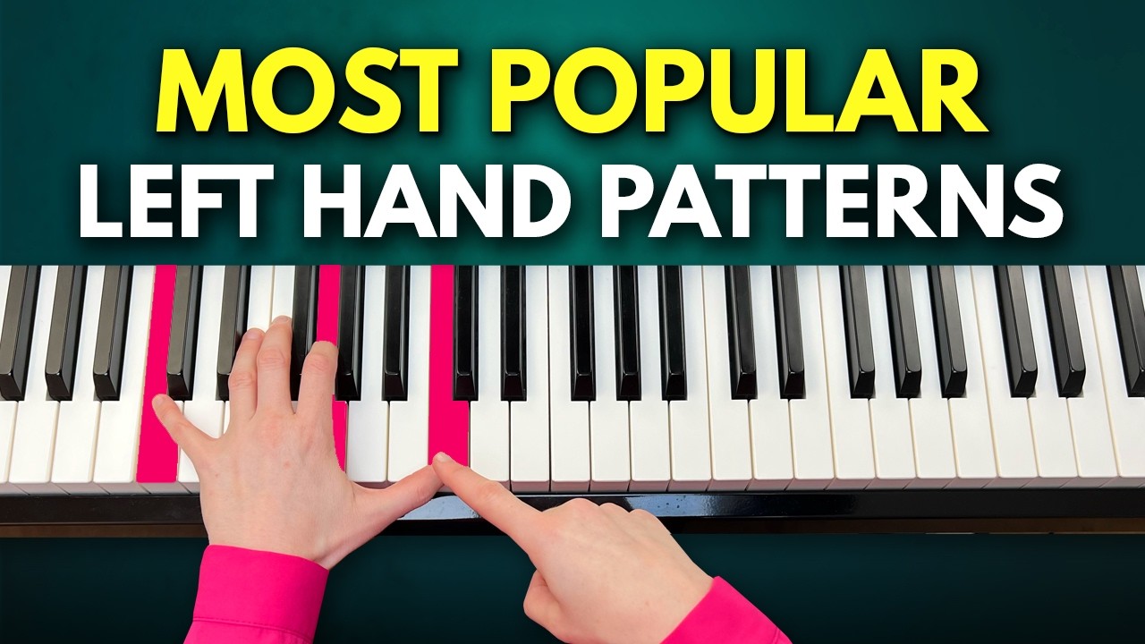 The Left Hand Patterns Every Pianist Wants to Learn! (Easy to Pro)