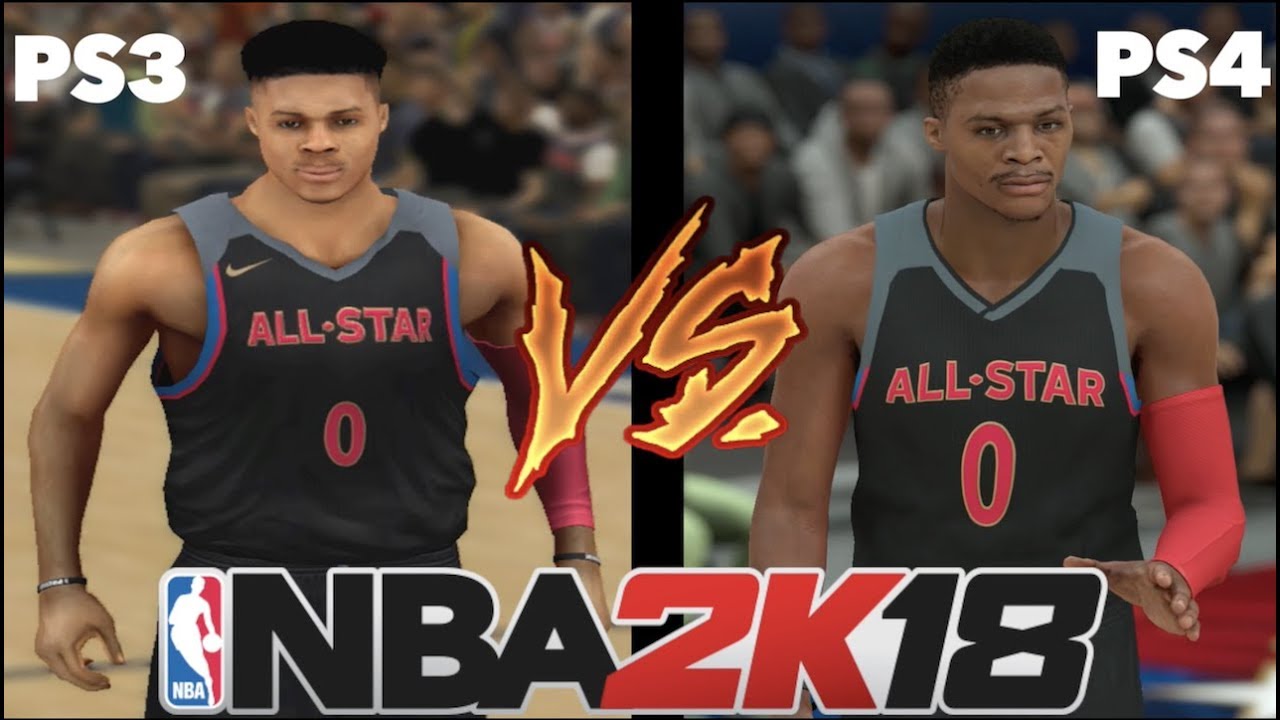 NBA 2K18 PS3 VS PS4 COMPARISON / REVIEW