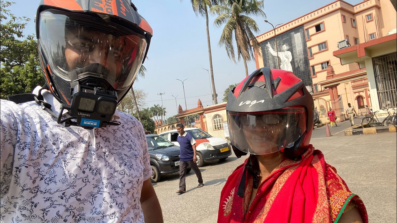 Bike ride to Dakhineswar Kali  Mata Temple, Belur Math!