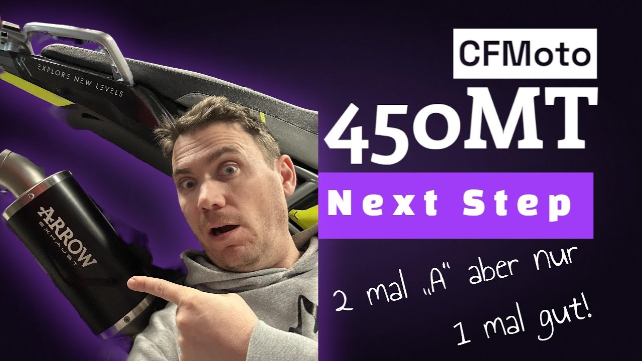 CFMoto 450MT Umbau: AliExpress Teile Enttäuschung & ARROW EXHAUSTS Upgrade!