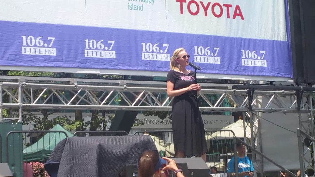Betsy Wolfe at Broadway In Bryant Park 07-20-2017